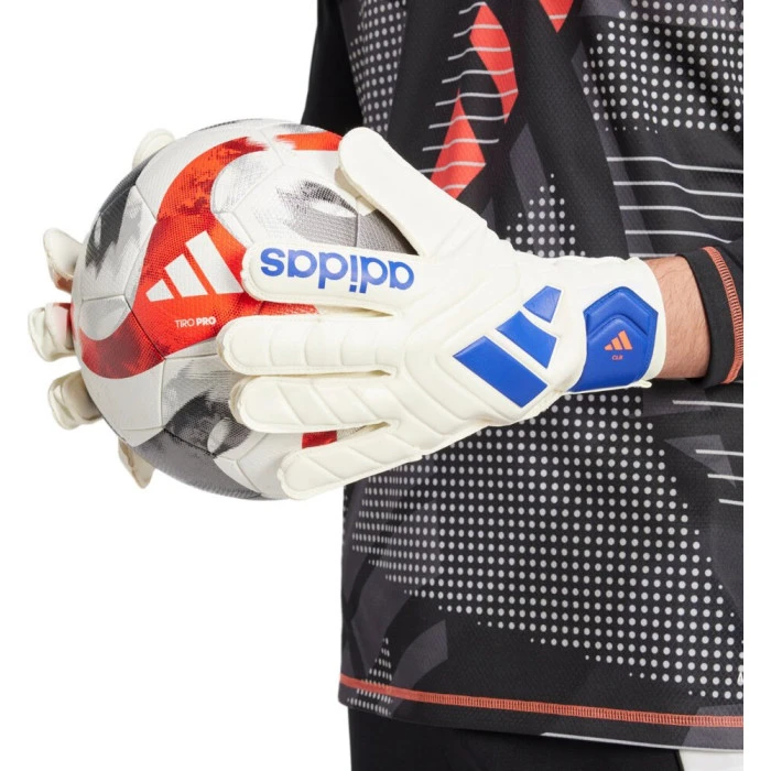 Рукавички воротарські Adidas Copa Club Goalkeeper IX3835 р.8, біло-сині