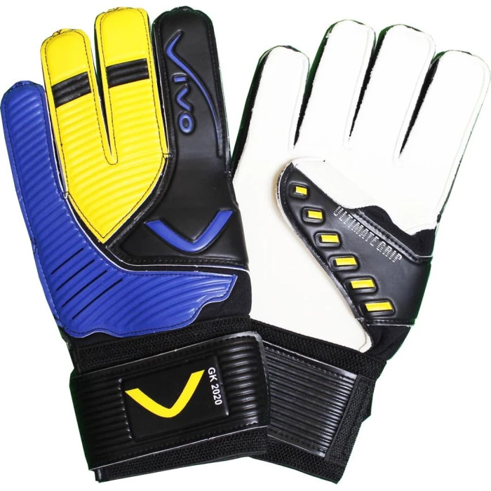 Перчатки вратарские Vivo GK-2020 г.4, разноцветные