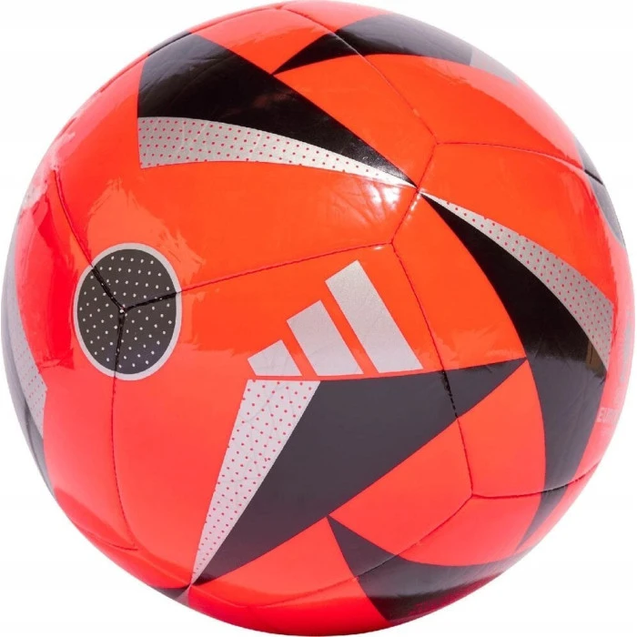 М'яч футбольний Adidas Euro24 Club Fussballliebe IN9375 розмір 3, червоно-чорний