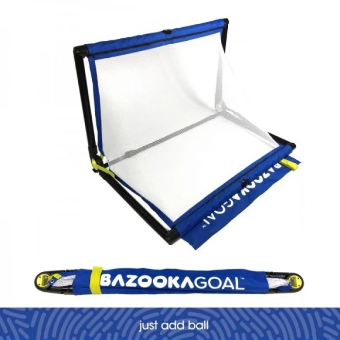 Ворота футбольные BAZOOKAGOAL 120 х 75 см, черно-синие