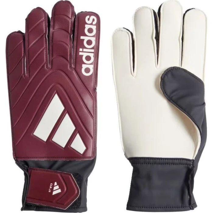 Рукавички воротарські Adidas Copa Club IQ4017 р. 10,5, бордово-білі