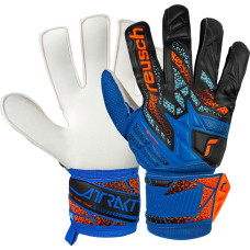 Перчатки вратарские Reusch Attrakt Solid 5570515 4467 г.10, сине-черные