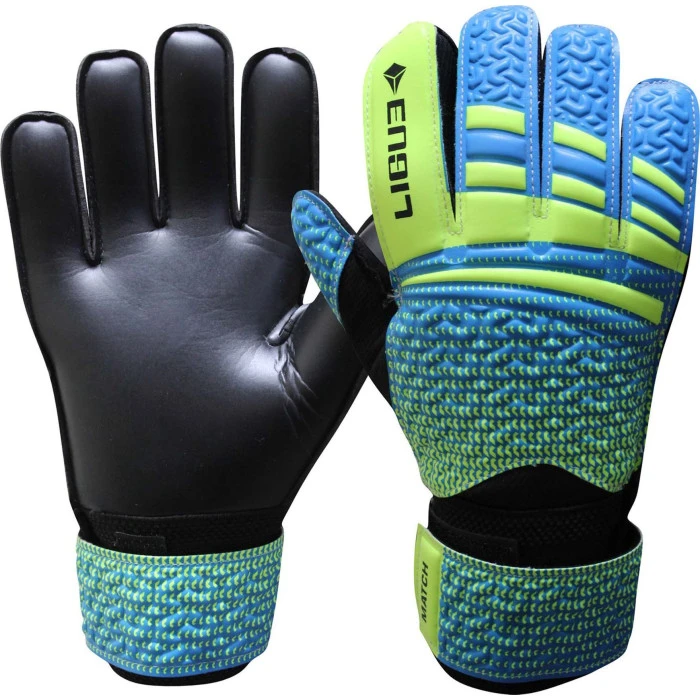 Перчатки вратарские Ligue Match р. 6, черно-синие