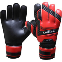 Рукавички воротарські Ligue Saver р. 4, чорно-червоні