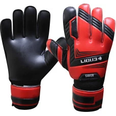 Перчатки вратарские Ligue Saver р. 4, черно-красные