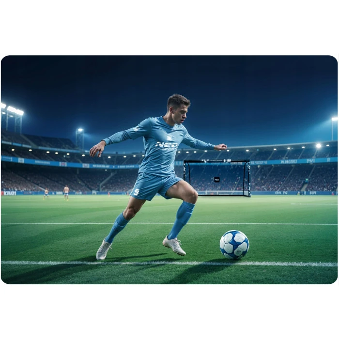 Ворота футбольные Neo-Sport Hexagon NS-472 300 х 200 х 120 см, черные