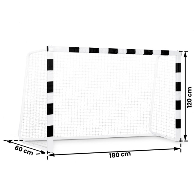 Футбольные ворота 180 x 120 x 60 см NS-464 черно-белые