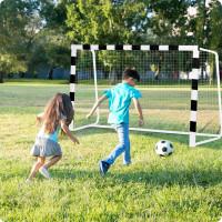 Футбольные ворота 180 x 120 x 60 см NS-464 черно-белые