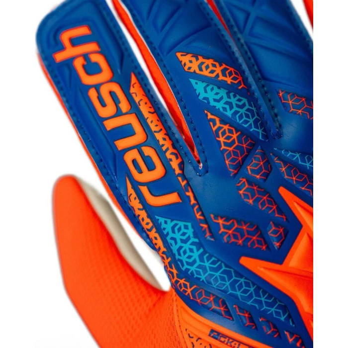 Перчатки вратарские Reusch Attrakt Starter Solid Junior 5572514 2290 г.7, оранжево-синие