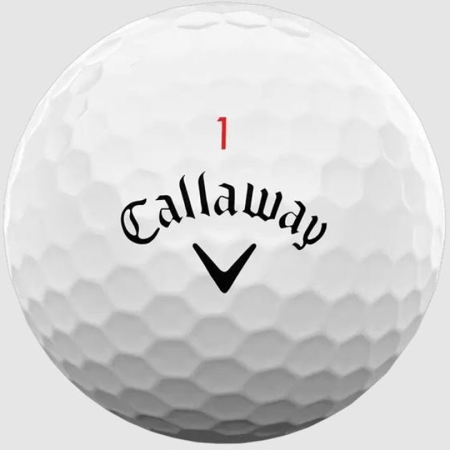 Мячи для гольфа Callaway Chrome Soft X LS 3шт, белые