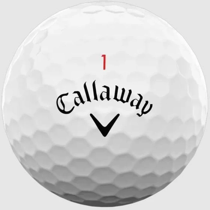 М'ячі для гольфу Callaway Chrome Soft X LS 3 шт, білі