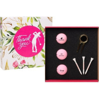 М'ячі для гольфу Toma Thank You Ladies Pack 3 шт, рожеві