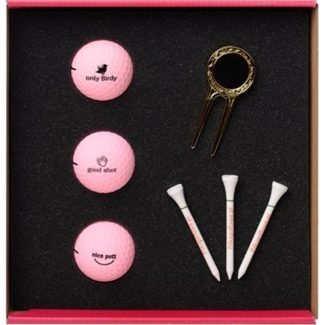 М'ячі для гольфу Toma Thank You Ladies Pack 3 шт, рожеві