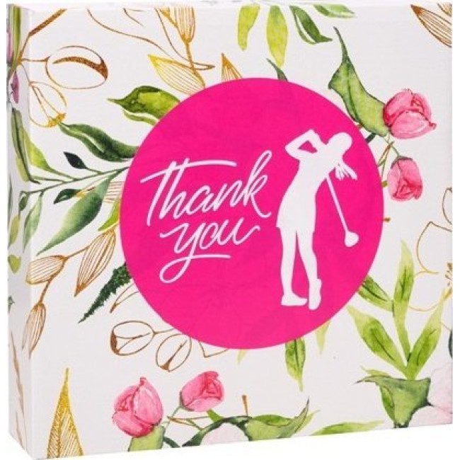 М'ячі для гольфу Toma Thank You Ladies Pack 3 шт, рожеві