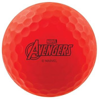 Мячи для гольфа Volvik Marvel Iron Man 4шт, красно-желтые