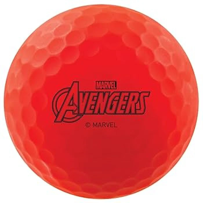 Мячи для гольфа Volvik Marvel Iron Man 4шт, красно-желтые