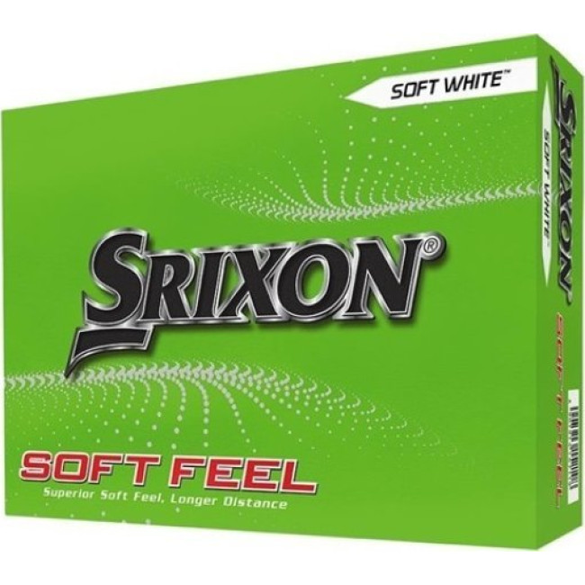 М'ячі для гольфу Srixon Soft Feel 12 шт, білі