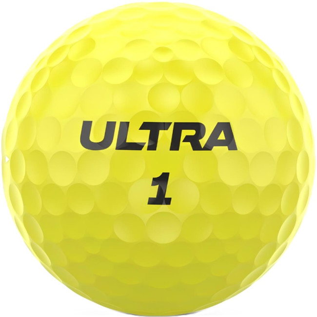 Мячи для гольфа Wilson ULTRA Distance 15 шт, желтые