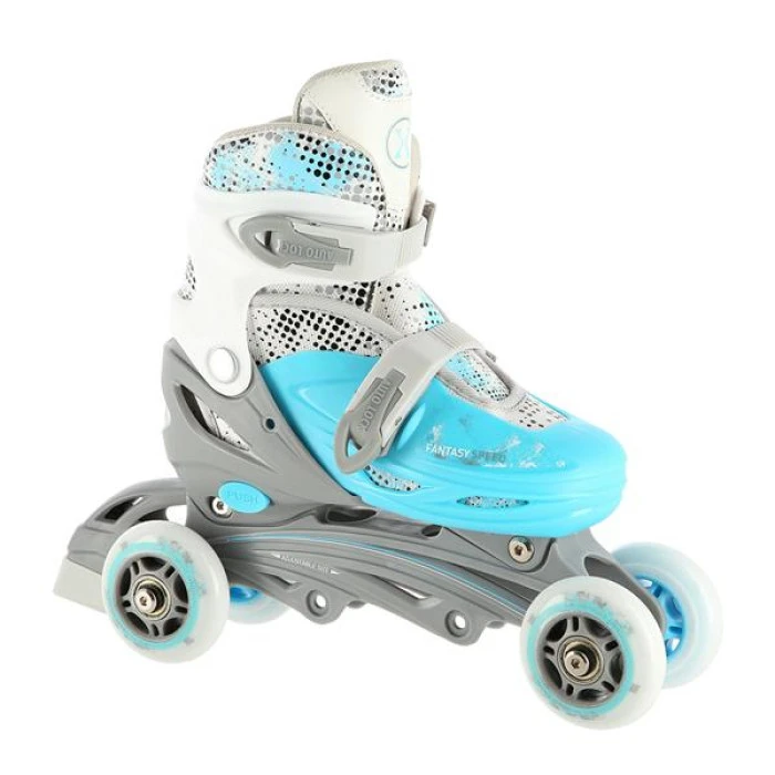 Ролики/Катки NH18331 4в1 NILS EXTREME - размер S (31-34) / голубые