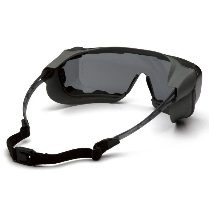 Очки защитные с уплотнителем Pyramex Cappture-Plus Super Anti-Fog H2MAX, серые