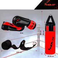 Детский боксерский мешок Movit + боксерские перчатки