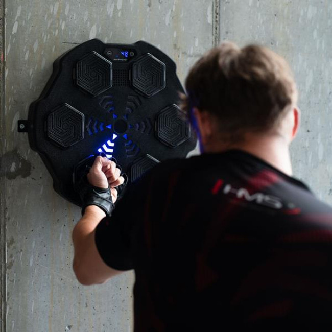 Мишень боксерская электронная HMS TB02 с перчатками