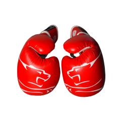 Перчатки боксерские PowerPlay 3018 Jaguar 16 унций, красные