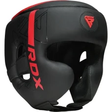 Шолом боксерський RDX F6 KARA Matte розмір S, чорно-червоний
