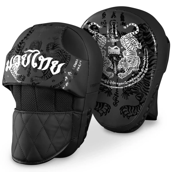 Лапи боксерські Phantom Muay Thai чорні