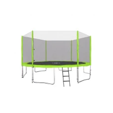 Батут SkyRamiz с наружной сеткой 12 футов 366 см зеленый