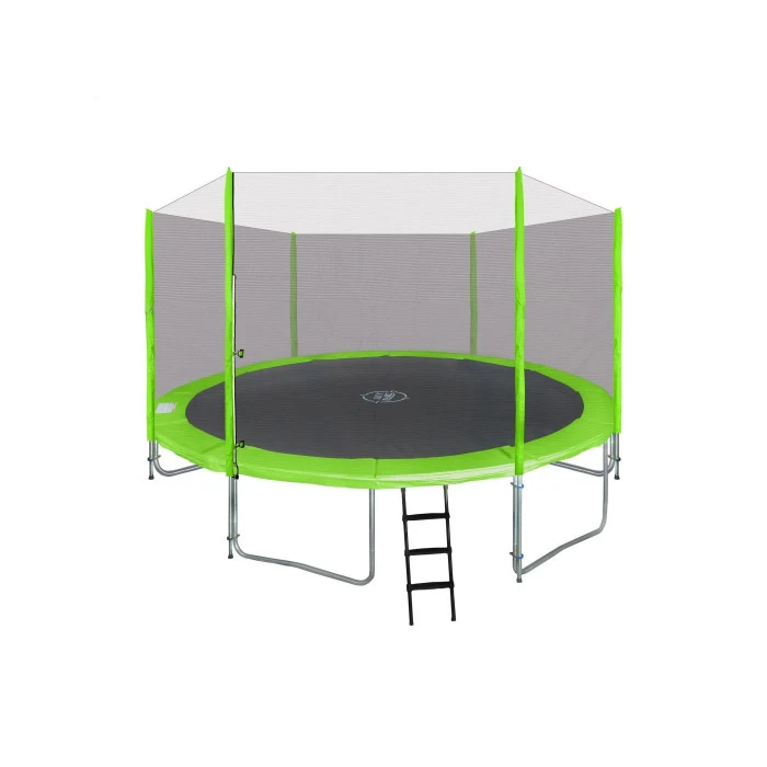 Батут SkyRamiz с наружной сеткой 12 футов 366 см зеленый