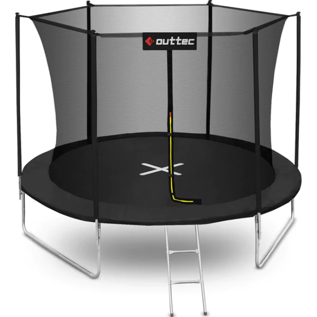 Батут OUTTEC Inside Net с внутренней сеткой 10 футов 305 см черный
