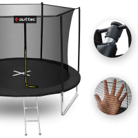 Батут OUTTEC Inside Net з внутрішньою сіткою 10 футів 305 см чорний