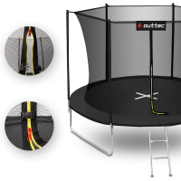 Батут OUTTEC Inside Net з внутрішньою сіткою 10 футів 305 см чорний