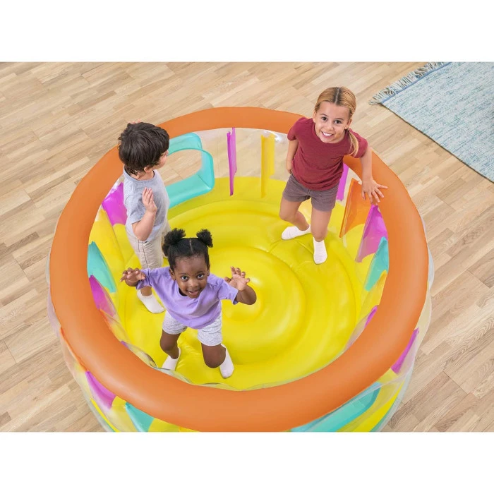 Батут надувной Bestway 52262 разноцветный.