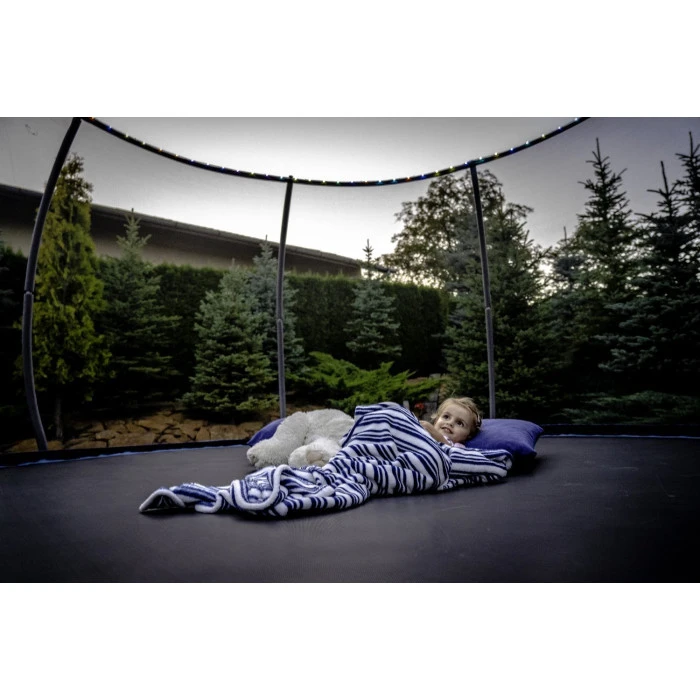 Батут THUNDER OUTSIDE PRO с наружной сеткой 6 футов 183 см черно-розовый