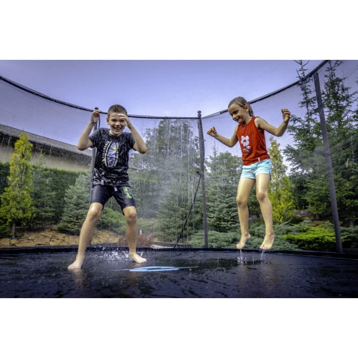 Батут THUNDER OUTSIDE PRO с наружной сеткой 6 футов 183 см черно-розовый