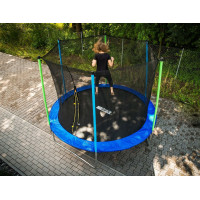 Батут MalTrack 102706 з внутрішньою сіткою 10 футів 315 см синьо-зелений