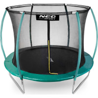 Батут Neo-Sport с внутренней сеткой 10 футов 312 см зеленый