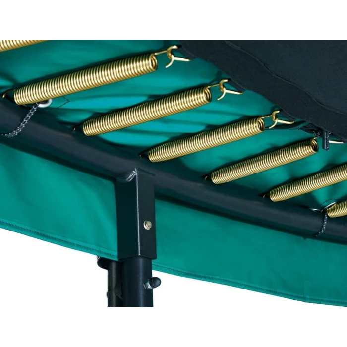 Батут Salta First Class с внутренней сеткой 8 футов 251 см черно-зеленый