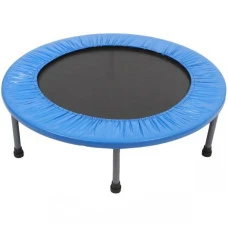 Батут Spartan без сетки 140 см черно-синий