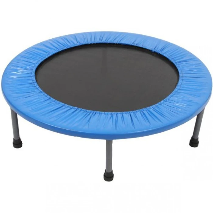 Батут Spartan без сетки 140 см черно-синий