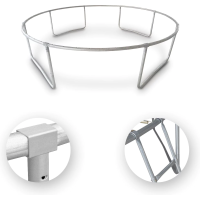 Батут OUTTEC Pumpkin с внутренней сеткой 12 футов 374 см черно-зеленый