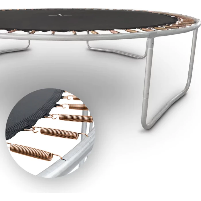 Батут OUTTEC Pumpkin с внутренней сеткой 12 футов 374 см черно-зеленый