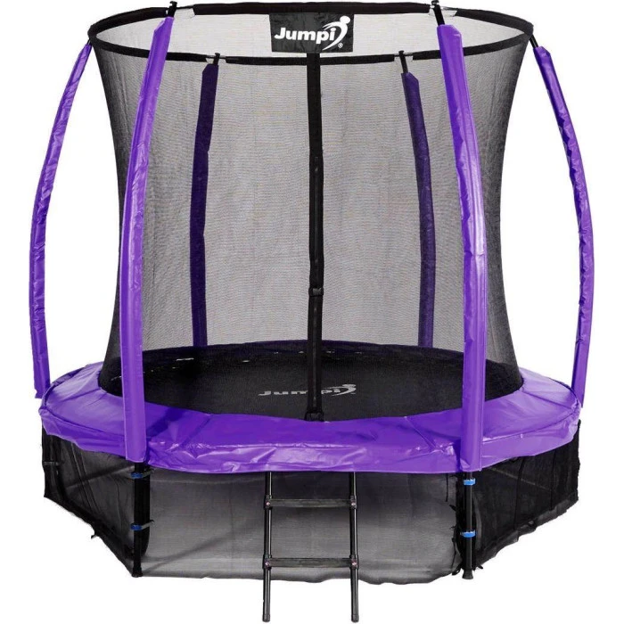 Батут Jumpi Maxy Comfort Plus с внутренней сеткой 8,5 футов 252 см фиолетовый