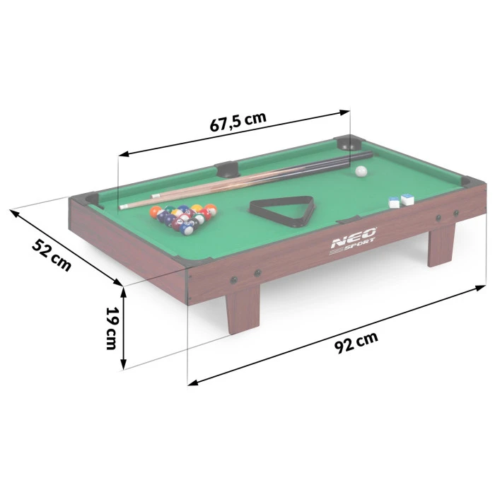 Більярдний стіл Neo-Sport NS-806, 92 x 52 x 19 см