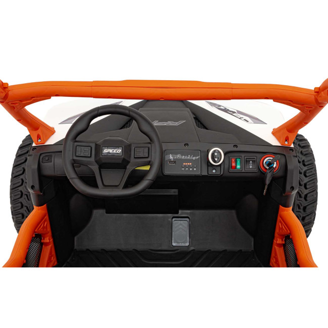 Детский аккумуляторный автомобиль фермерский UTV Racing White