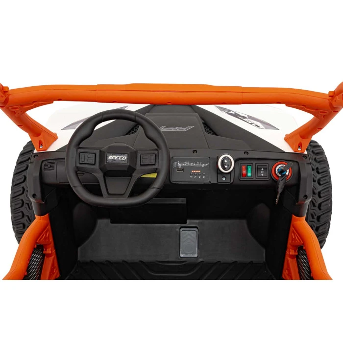 Детский аккумуляторный автомобиль фермерский UTV Racing White