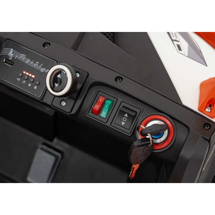 Детский аккумуляторный автомобиль фермерский UTV Racing White