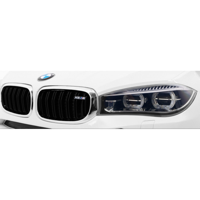 Детский электромобиль BMW X6M белый+пульт+EVA+свободный запуск+аудио панель+LED
